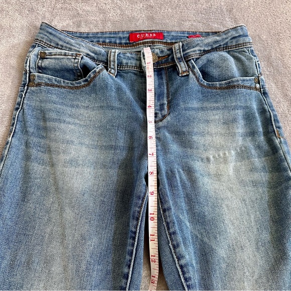 Guess Mid-Wash Curvy Mid Rise Skinny Ankle Length Women’s Jeans - Picture 4 of 7